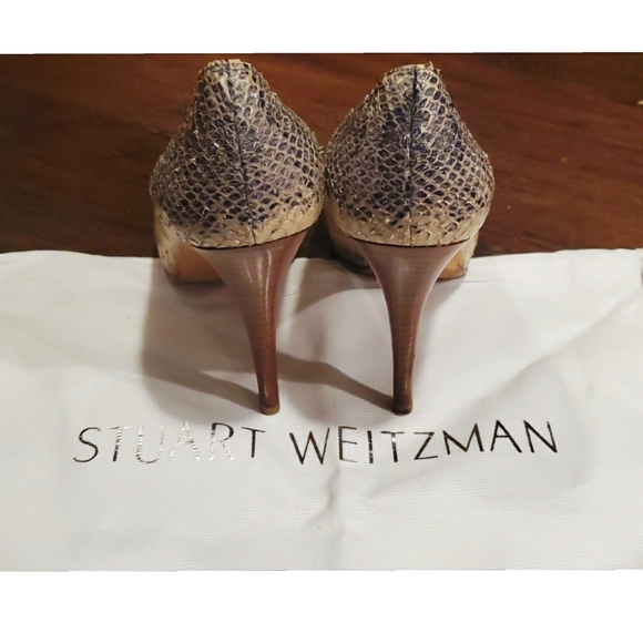 Stuart Weitzman Genuine Python Pumps - Picture 4 of 6